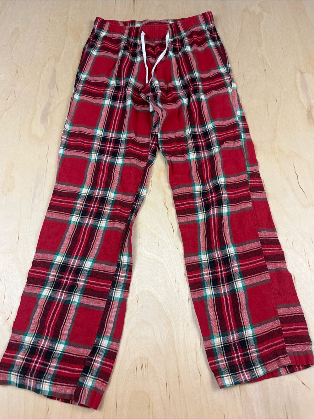Old Navy Red Plaid Drawstring Lounge Pants